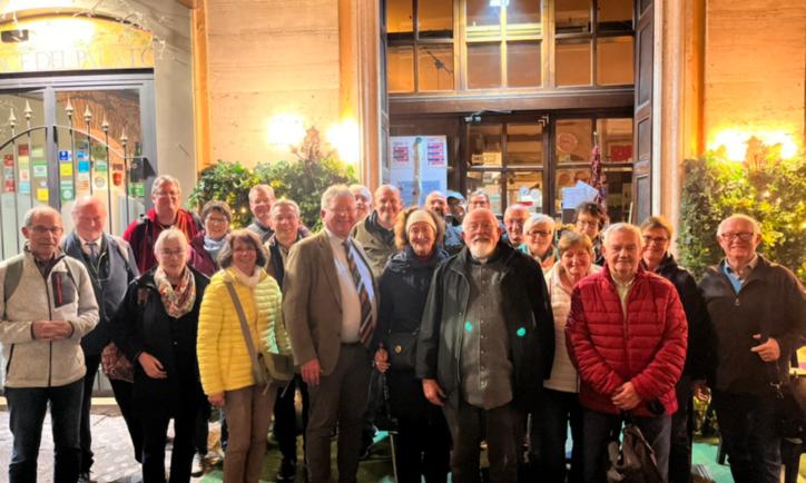 Nach dem Abendessen - Treffen mit dem deutschen Botschafter beim Hl. Stuhl