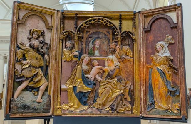 Annen-Altar im Victoria-and-Albert-Museum London (c) CA Annen-Altar im Victoria-and-Albert-Museum London