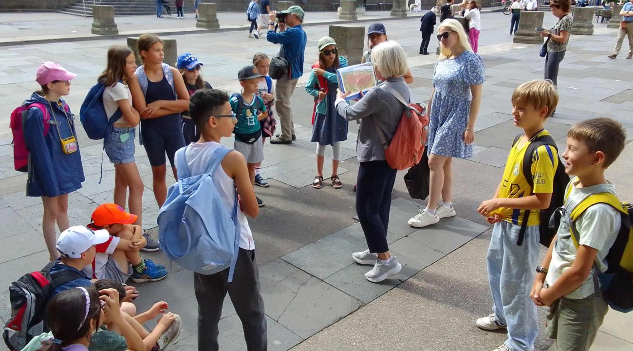 Kinderfreizeit Stadtführung (c) jbs Kinderfreizeit Stadtführung
