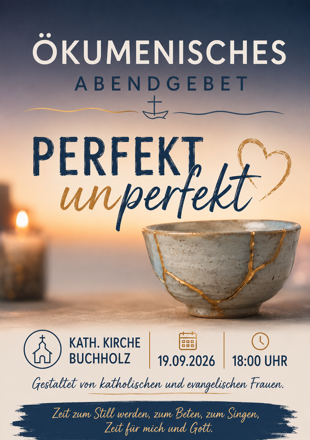 Plakat Ökumenisches Abendgebet 2026