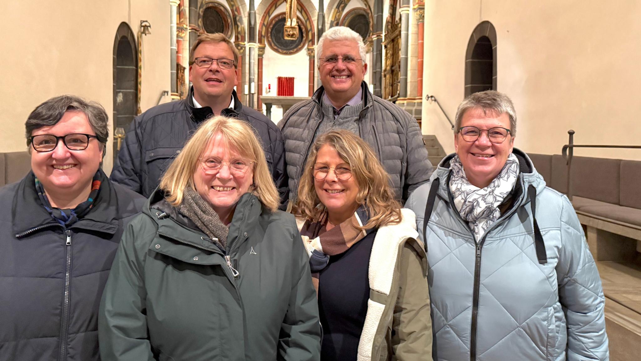 Der neue Vorstand (es fehlen Michael Höffling und Kantor Niclas Michely)